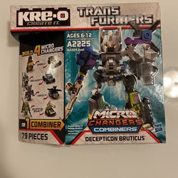 Kreo Transformwrs Micro Changers Combiners Decepticon Bruticus