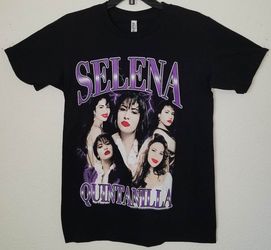 New "Selena Picture Collage" Unisex Silkscreen T-Shirt. Available From Small-3XL.