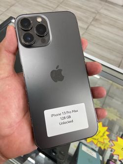 iPhone 13 Pro Max unlocked. Cash or $50 down w approval