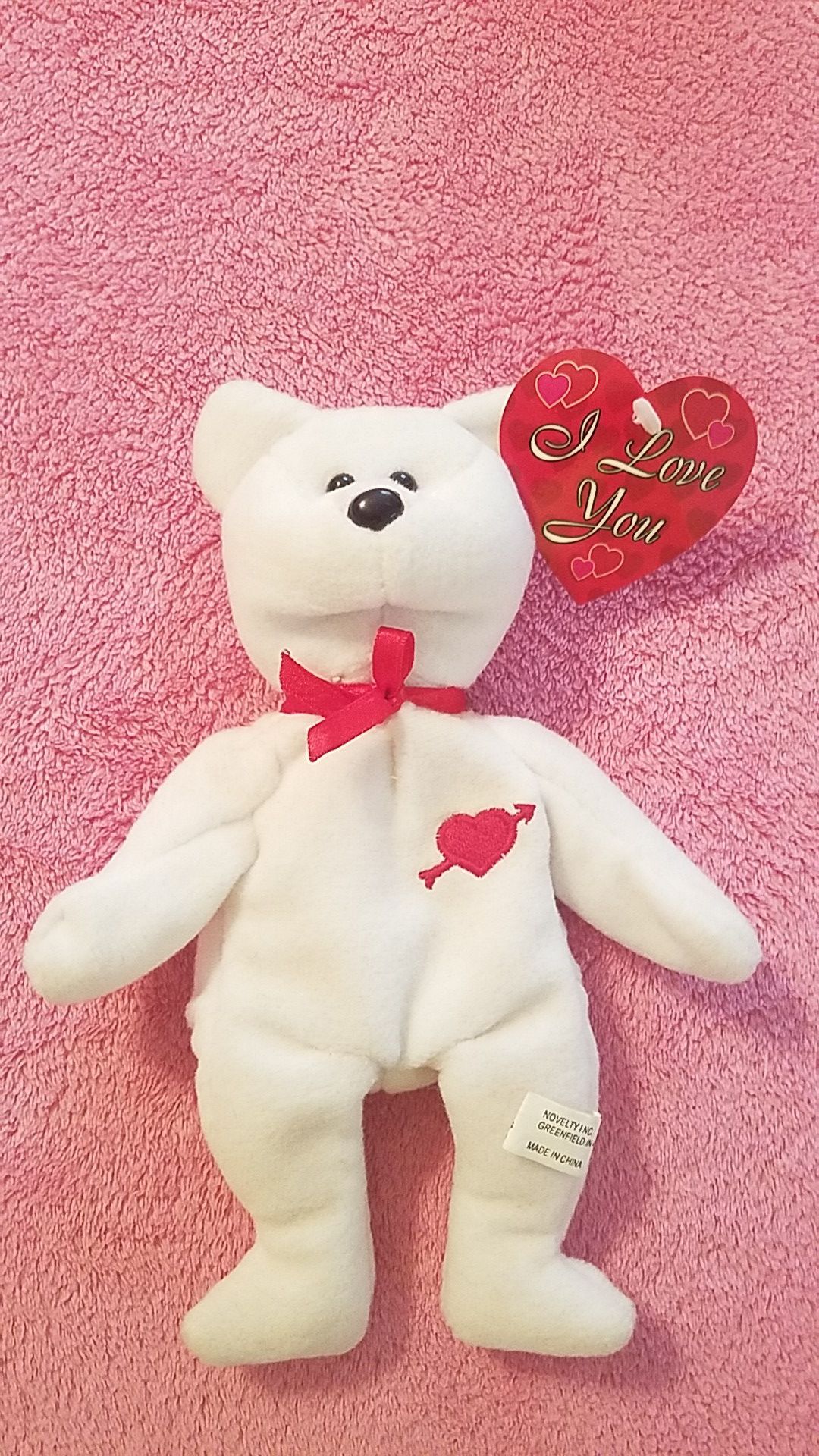 Brand new Valentine's day white bear