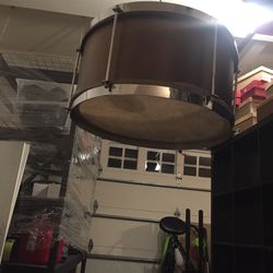 Pottery Barn Drum Lamp