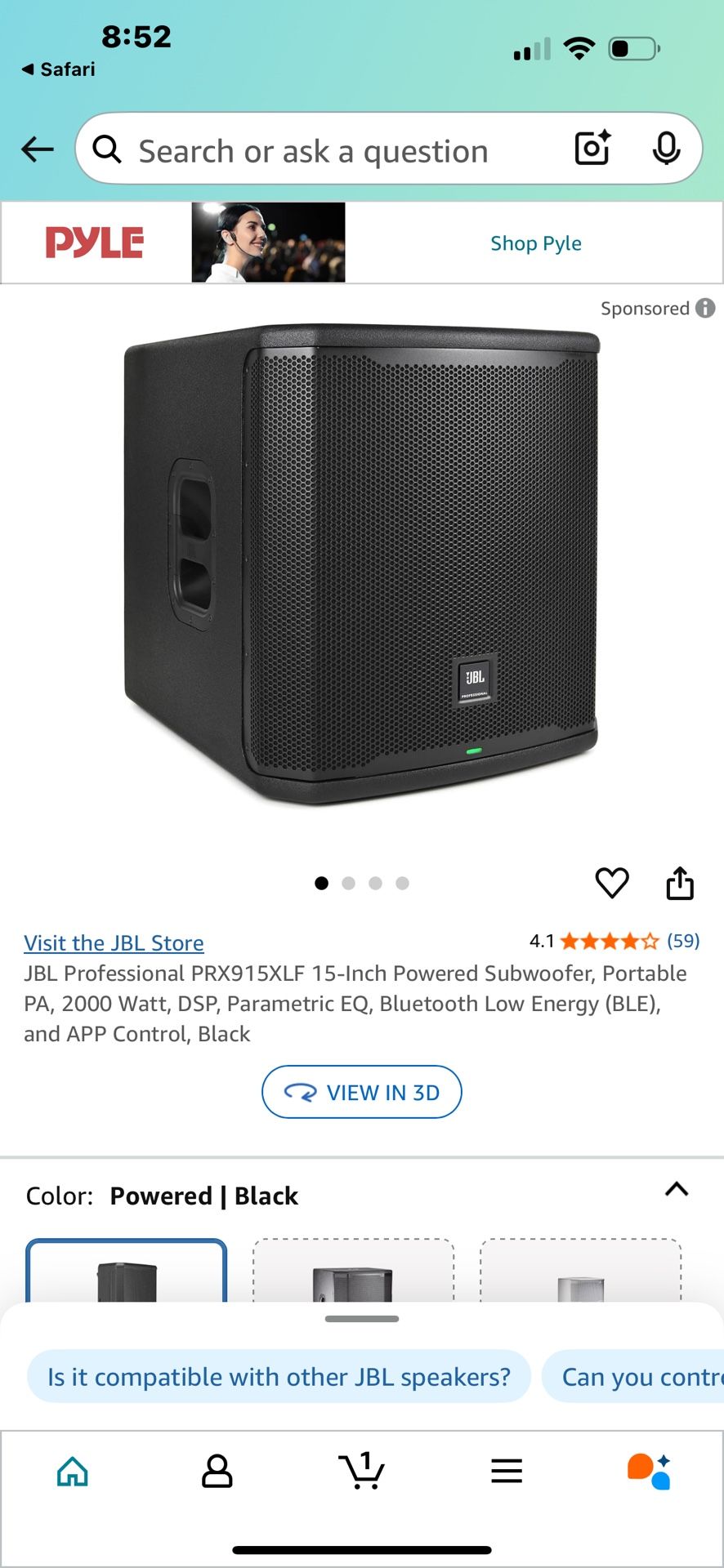 Jbl Sub Prx 800