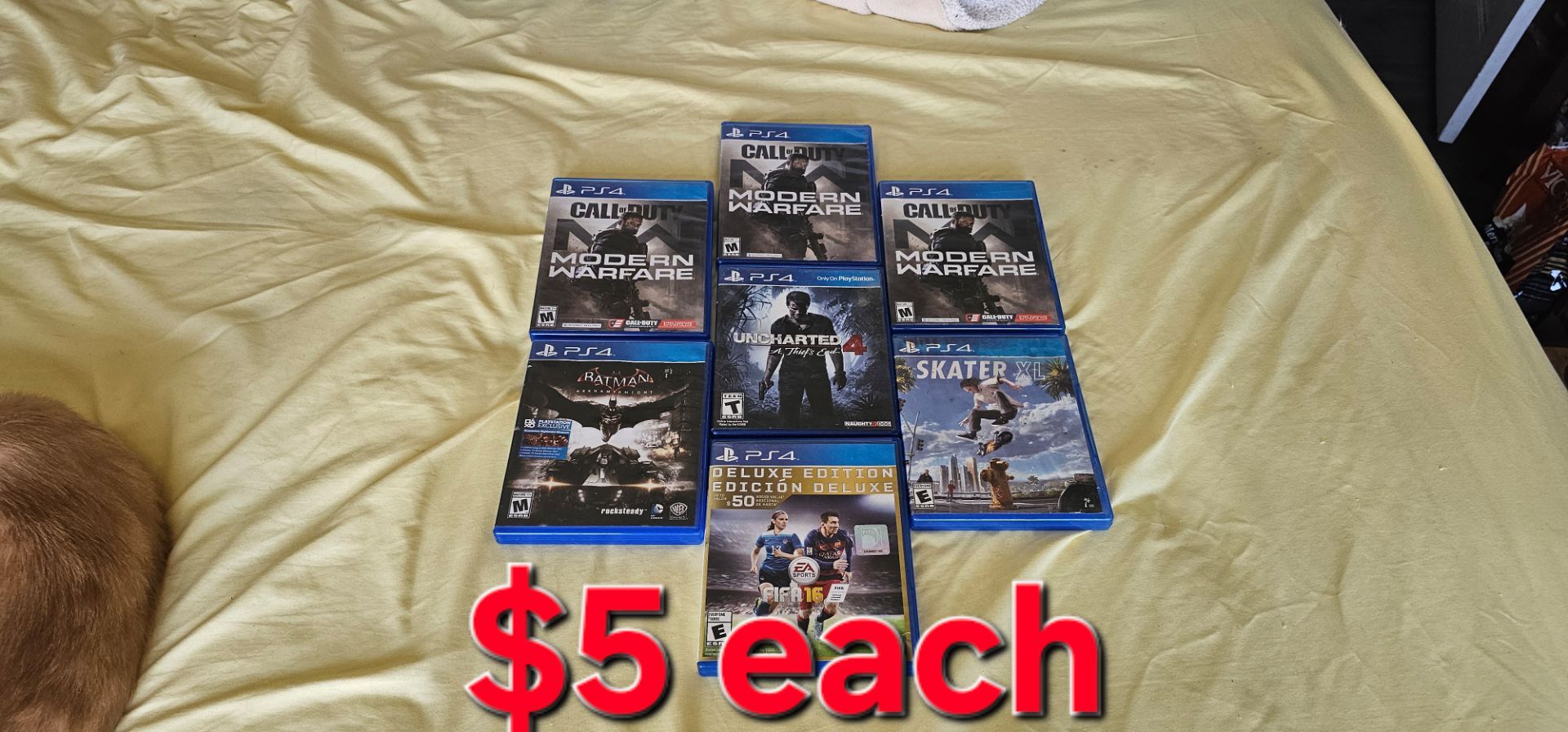 Sony PlayStation 4 ps4 games $5 each