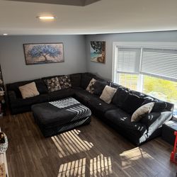 Sections Sofa And Ottoman 