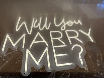 Will You Marry Me.  LED Sign 