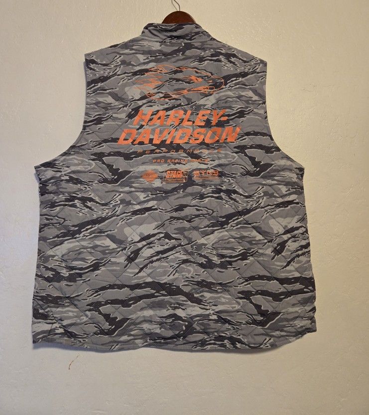 Mens Harley Davidson Screamin Eagle Vest Jacket