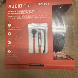 DreamGEAR iSound Audio PRO 2-in-1 Headphones + Earbuds (New)