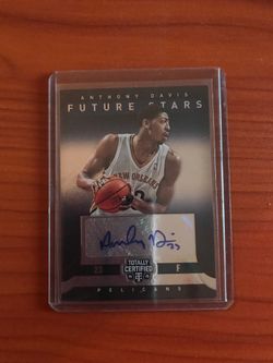 Anthony Davis Autographed Card