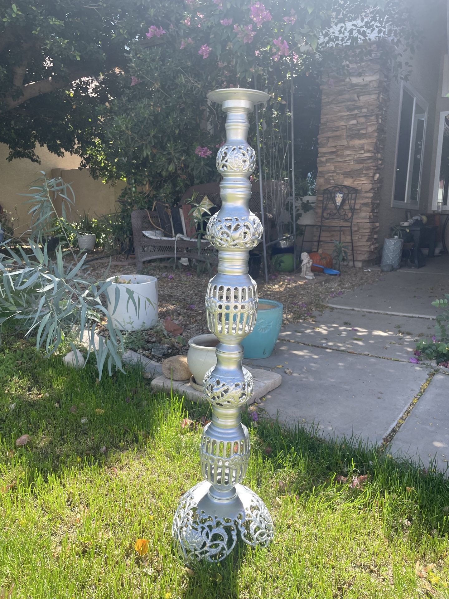 Brass candle Pillar 3 feet .