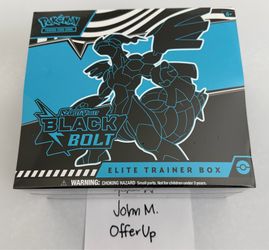 Pokémon TCG: Scarlet & Violet Black Bolt Elite Trainer Box NEW/SEALED