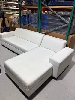White sectional