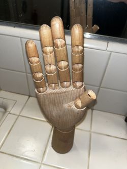 Wooden Mannequin Hand