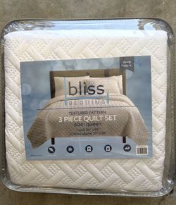3 piece quilt set