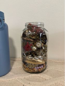 Large jewelry jar