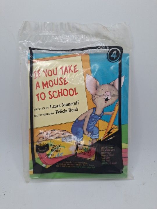 If You Take A Mouse To School McDonald's Happy Meal Book #4