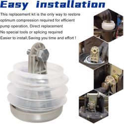 For Dometic SeaLand 385230980 Pump Bellows Kit S&J Series Vacuum&Discharge Pump