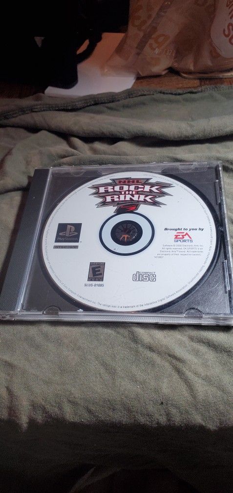 PlayStation PS1 NHL ROCK THE RINK