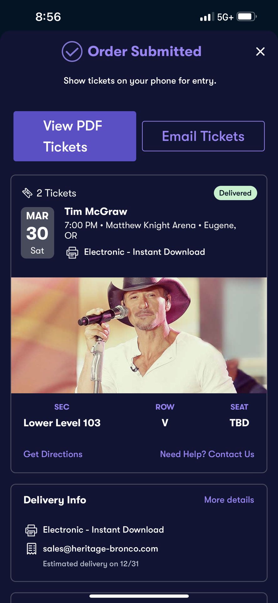 Tim McGraw Tickets