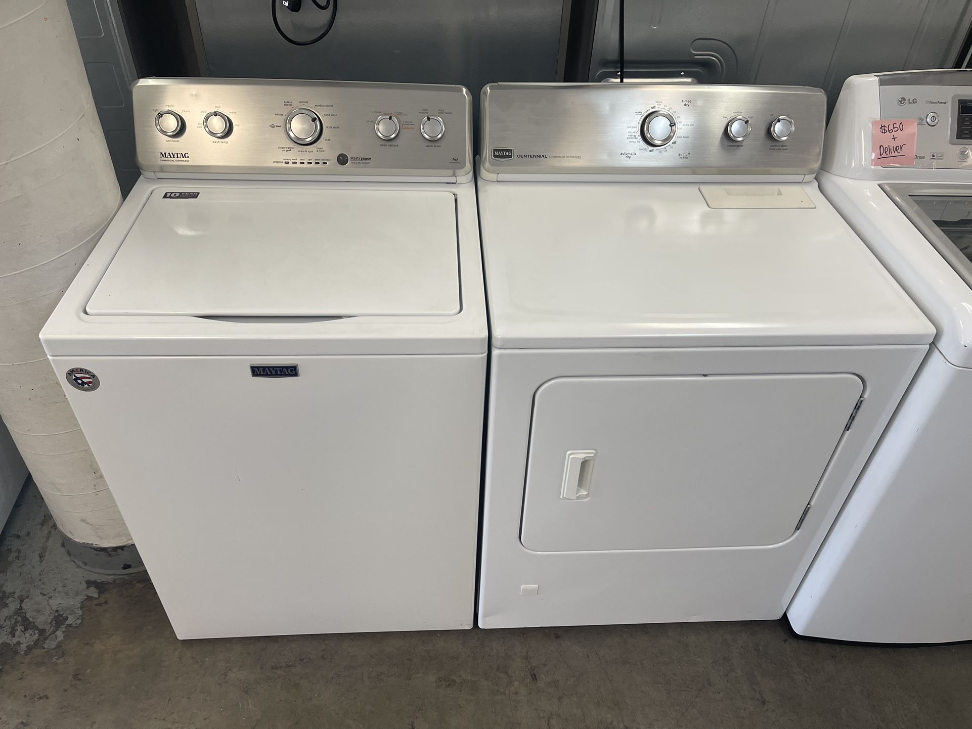 Maytag Washer And Dryer Gas Set