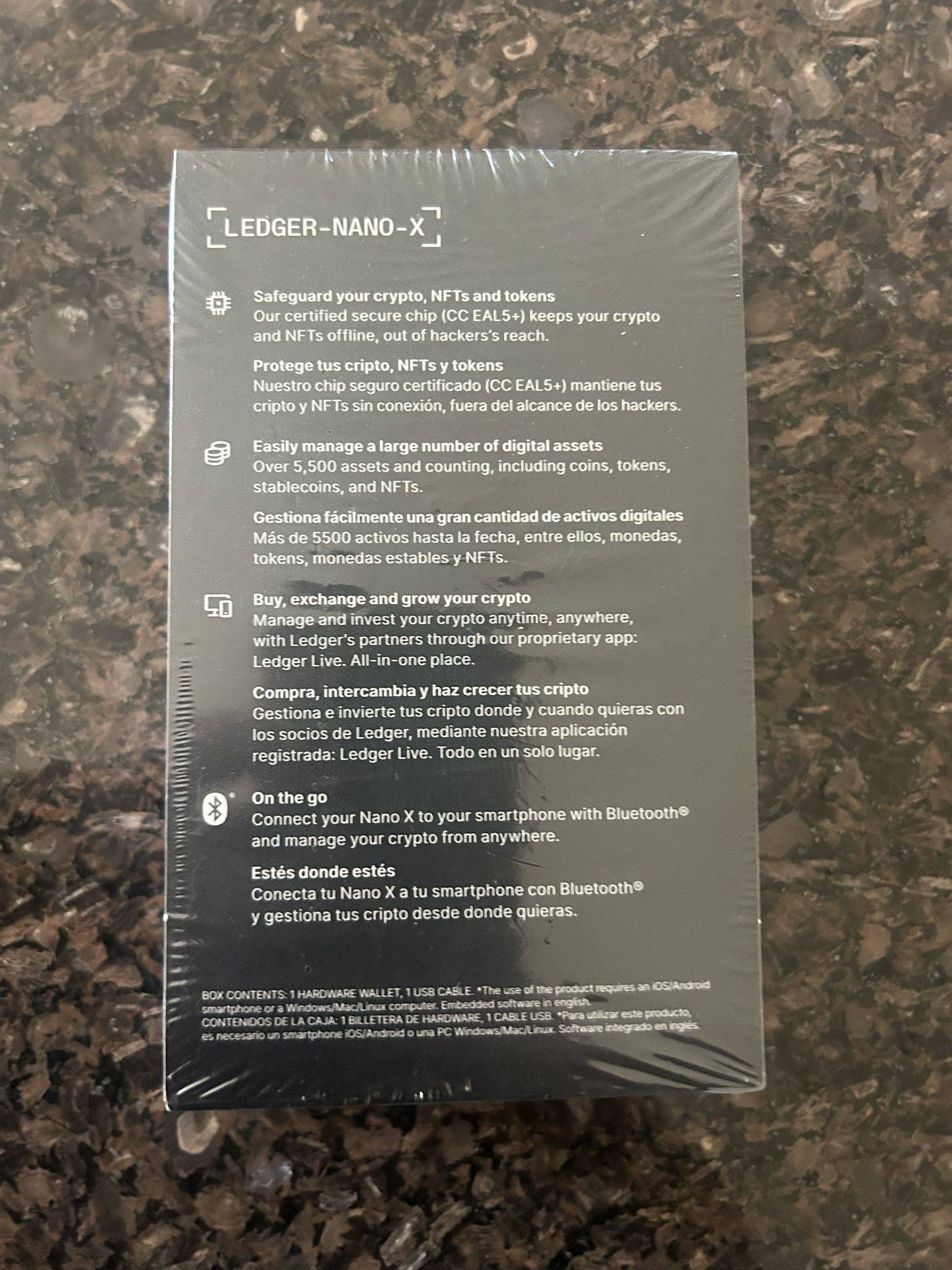 New Ledger Nano X Sealed Box