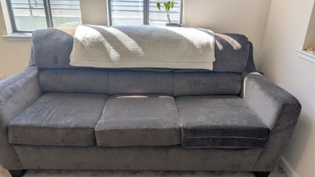 [Moving Sale] Charcoal Grey Sleeper Sofa