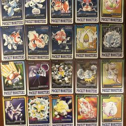 20 Vintage Pokémon Cards 