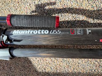 Manfrotto 055 3 section carbon fiber tripod with heavy duty pan head