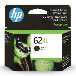 Original HP 62XL Black High-yield Ink Cartridge