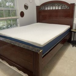 Stylish Bed Frame & Dresser Set