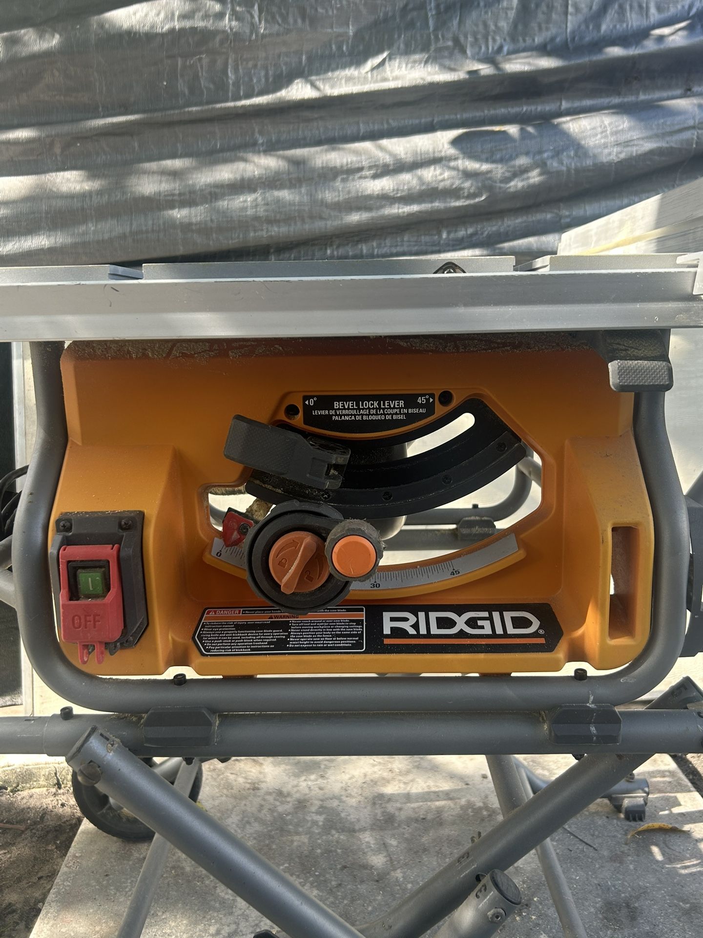 Table Saw Ridgid