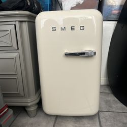 small refrigerator.  brand SMEG