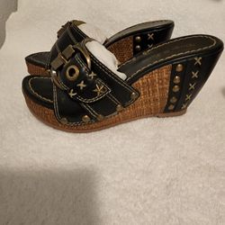 Diego Di Lucca Wedge Sandals 