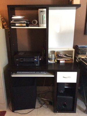 Ikea Work Station Desk With Magnetic White Board For Sale In Hemet