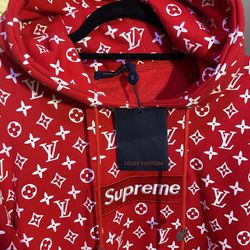 Supreme x Louis Vuitton Red Box Logo Mens Size M