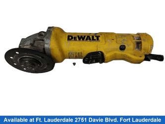 Dewalt Dwe402 Yellow Corded Grinder