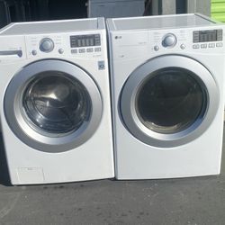 LG Set Gas Dryer And Washer 