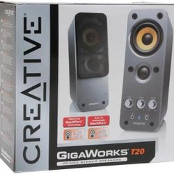 Creative GigaWorks T20 Series Multimedia Speaker System Grey/Black - Tested (used, Minor scratches,