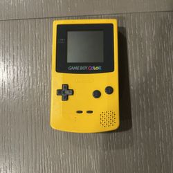 Yellow Gameboy Color CGB-001