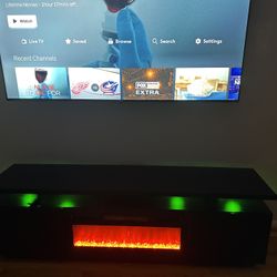 Burkard 78” Electric Fireplace 
