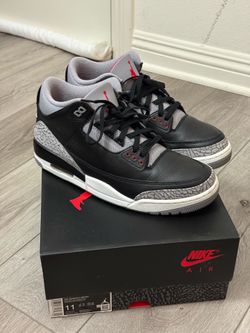 Size 11 - Jordan 3 Black Cement (Used once)