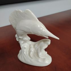 Vintage Porcelain Marlin Hand Crafted And Great Condition