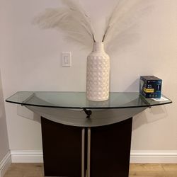 Crate and Barrel console and Side/Coffee table