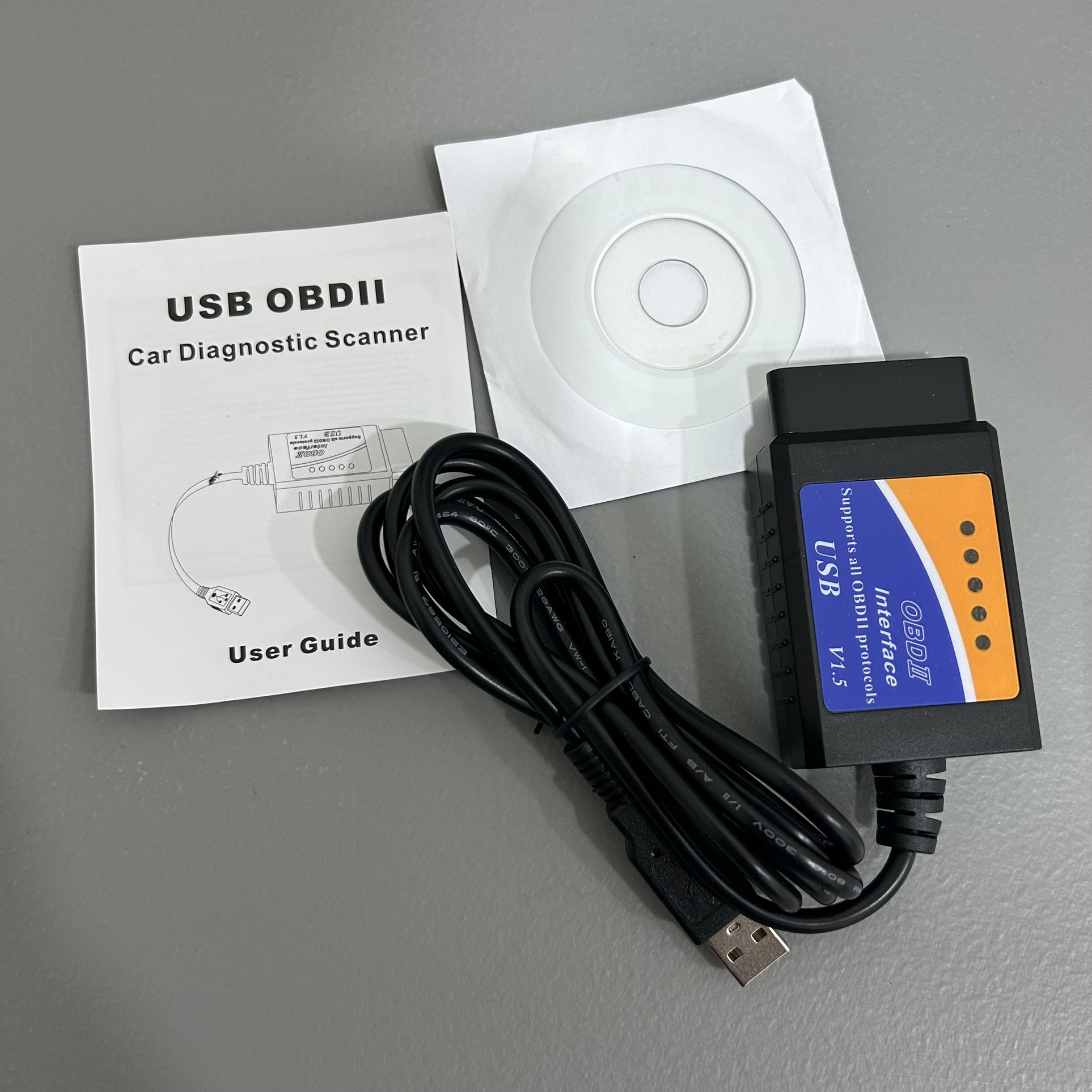 OBD2 Scanner Tool With USB Cable