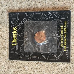2000 penny Cheerios box