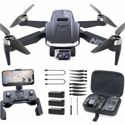 4K GPS Drone With Camera, 3 Batteries 90 Min Flight, Auto Return, Follow Me