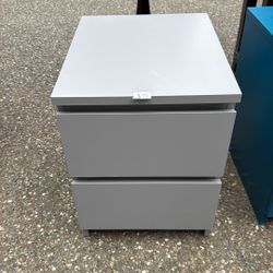 Gray IKEA Nightstand