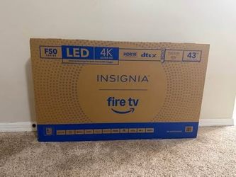 Insignia 43" F50 Series 4K UHD Smart Fire TV - Brand New / Factory Sealed