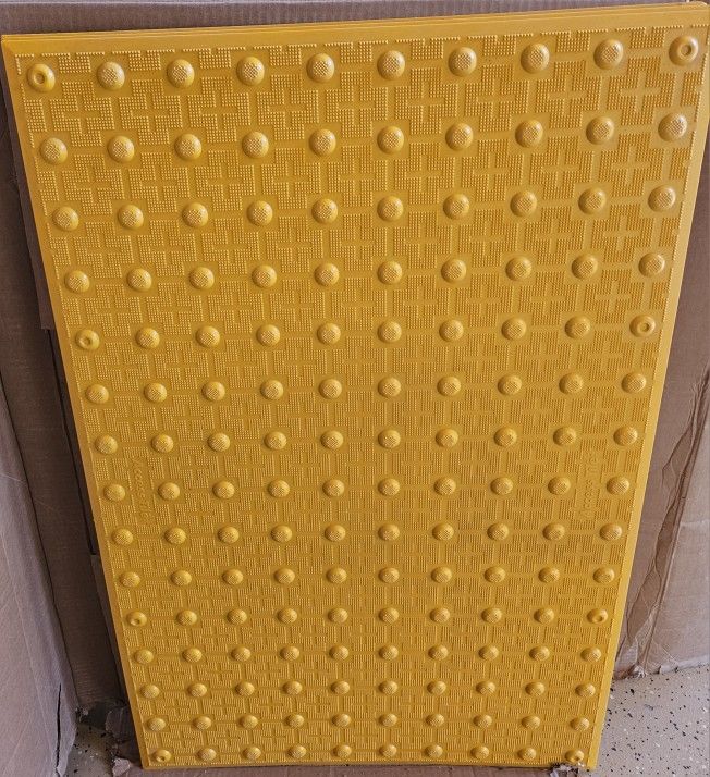 Access Tile Surface Mount Detectable Warning Mat - 2' x 3'
