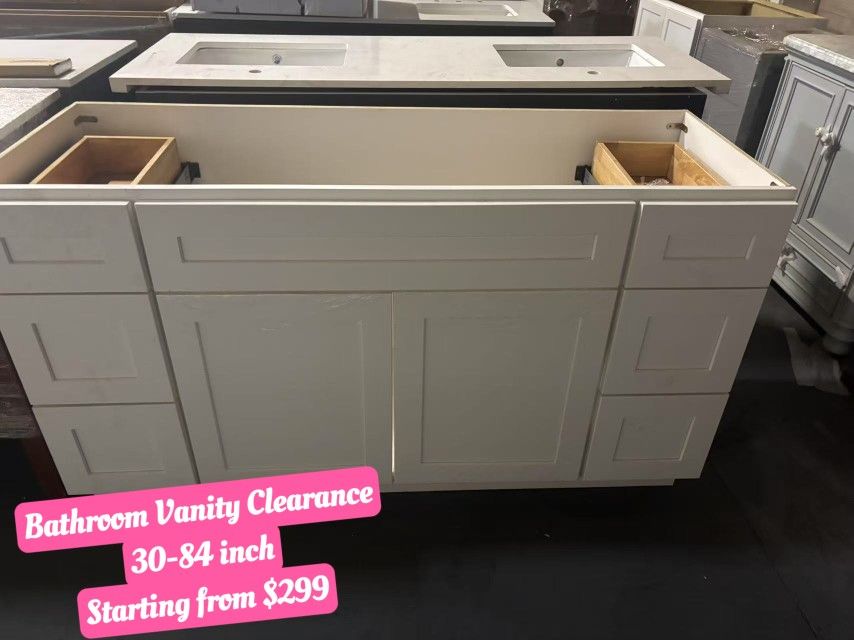 Bathroom Vanity Clearance,30-84 inch