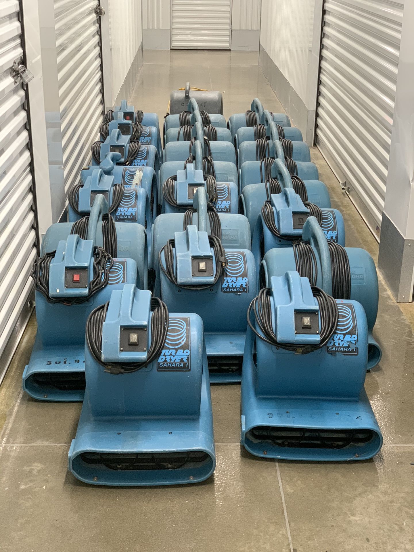 Water damage equipment restoration
